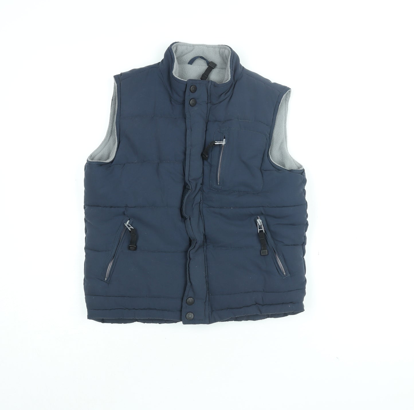 St Bernard Boys Blue Gilet Coat Size 9 Years Zip