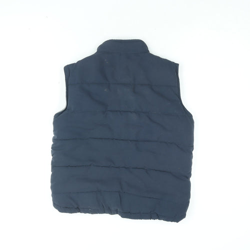 St Bernard Boys Blue Gilet Coat Size 9 Years Zip