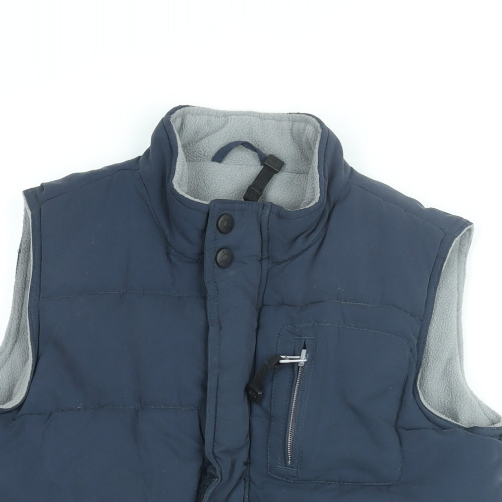 St Bernard Boys Blue Gilet Coat Size 9 Years Zip