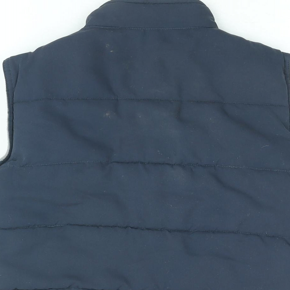 St Bernard Boys Blue Gilet Coat Size 9 Years Zip