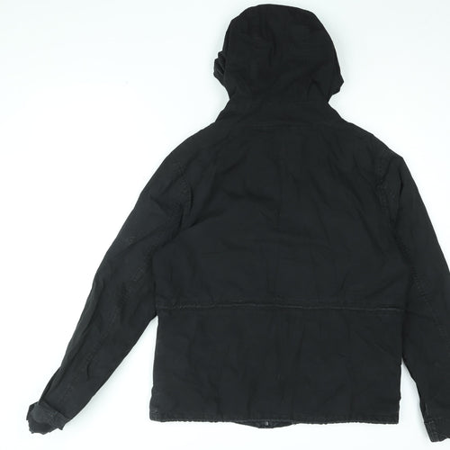 NEXT Mens Black Jacket Coat Size L Zip