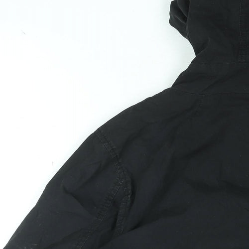 NEXT Mens Black Jacket Coat Size L Zip