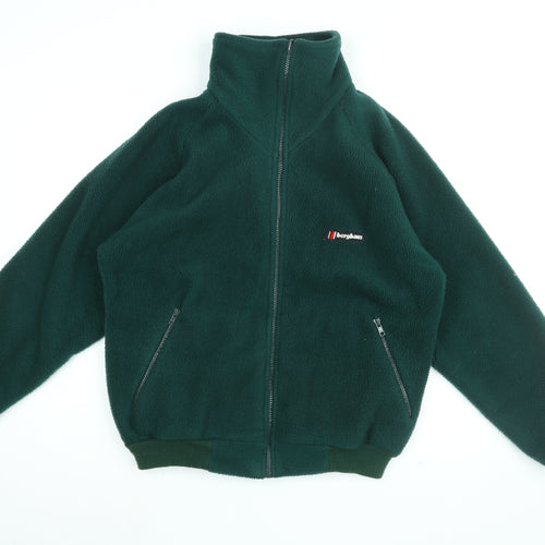 Berghaus Mens Green Polyester Full Zip Sweatshirt Size M