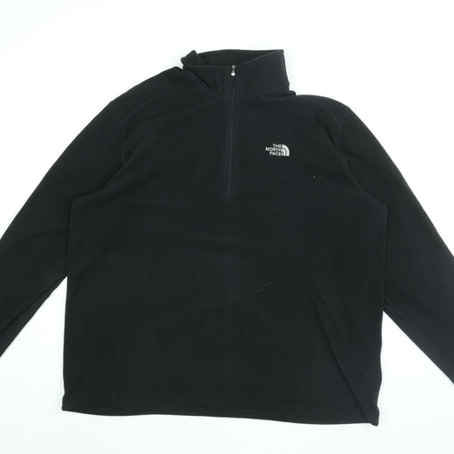 The North Face Mens Black Polyester Pullover Sweatshirt Size XL