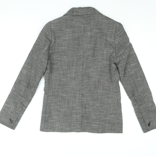 NEXT Womens Grey Jacket Blazer Size 6 Button