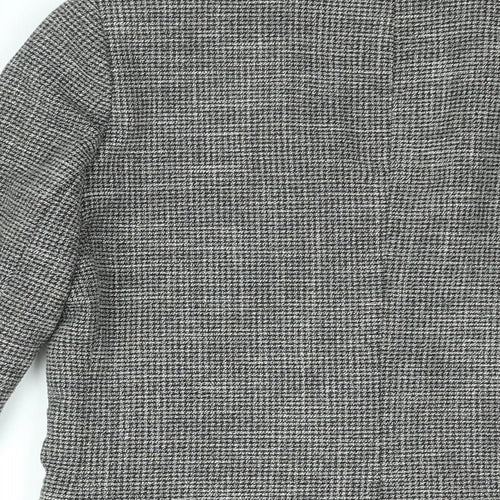 NEXT Womens Grey Jacket Blazer Size 6 Button