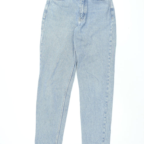 American Apparel Womens Blue Cotton Mom Jeans Size 26 in L32.5 in Regular Zip