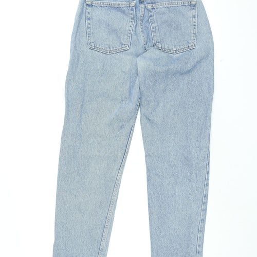 American Apparel Womens Blue Cotton Mom Jeans Size 26 in L32.5 in Regular Zip
