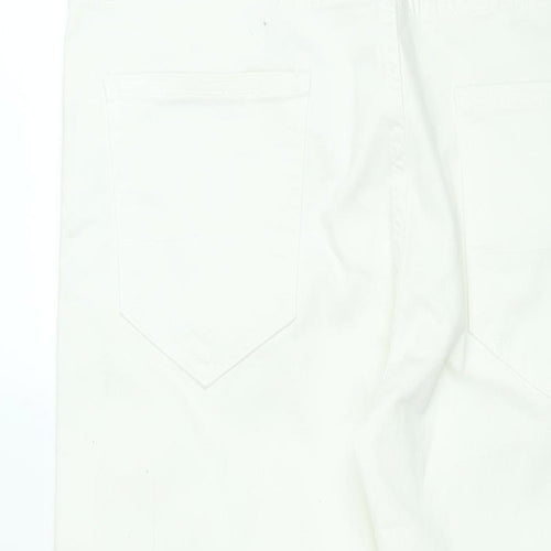 Denim Co Womens White Cotton Skinny Jeans Size 36 in L30 in Regular Zip