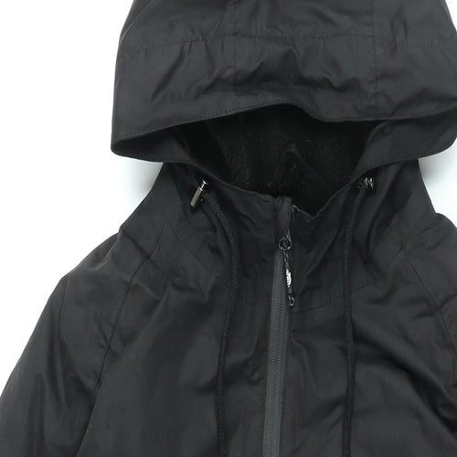 Trespass Womens Black Rain Coat Coat Size 10 Zip