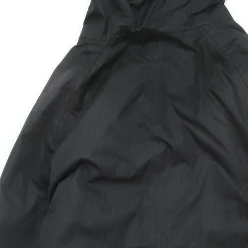 Trespass Womens Black Rain Coat Coat Size 10 Zip