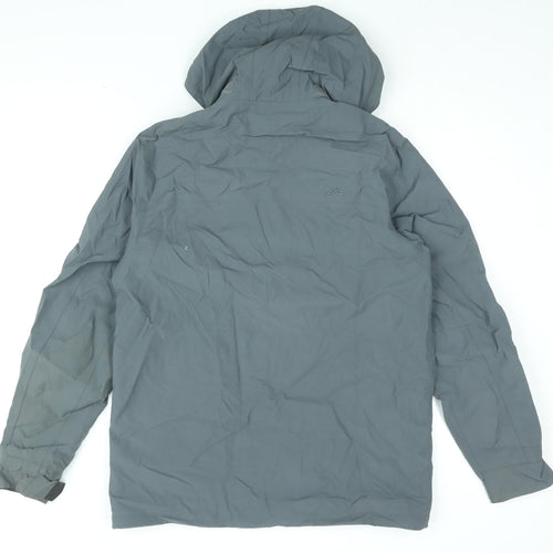 Kathmandu Mens Grey Rain Coat Coat Size M Zip