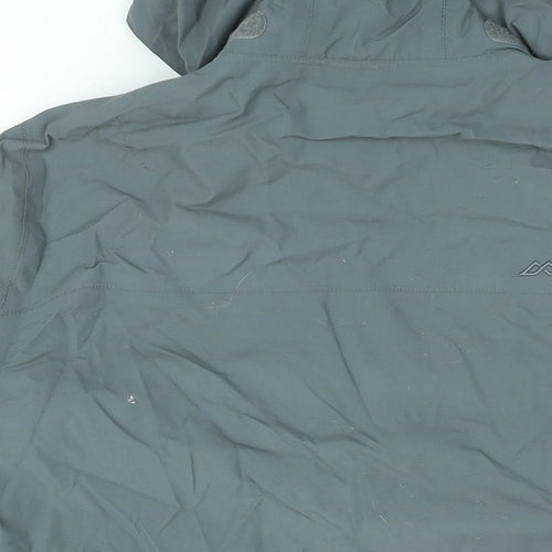 Kathmandu Mens Grey Rain Coat Coat Size M Zip