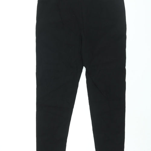 Dorothy Perkins Womens Black Viscose Trousers Size 14 L28 in Regular