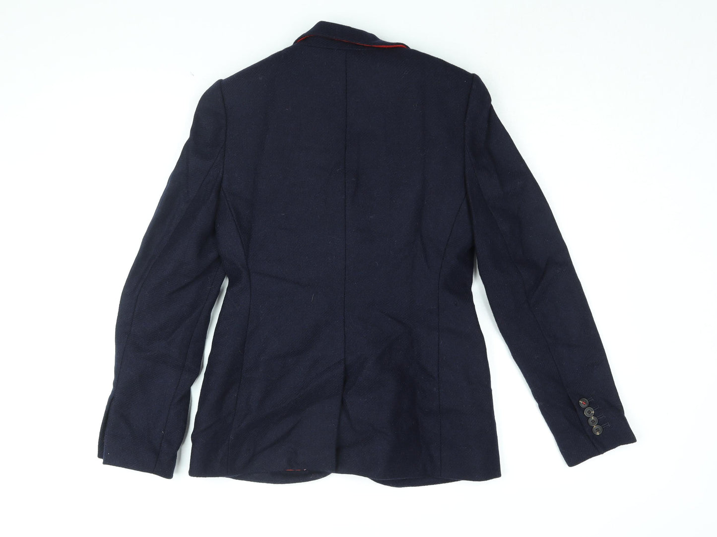 Boden Womens Blue Jacket Blazer Size 8 Button