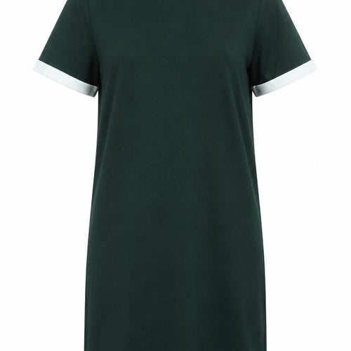 Forever 21 Womens Green Polyester Shift Size S Round Neck Pullover