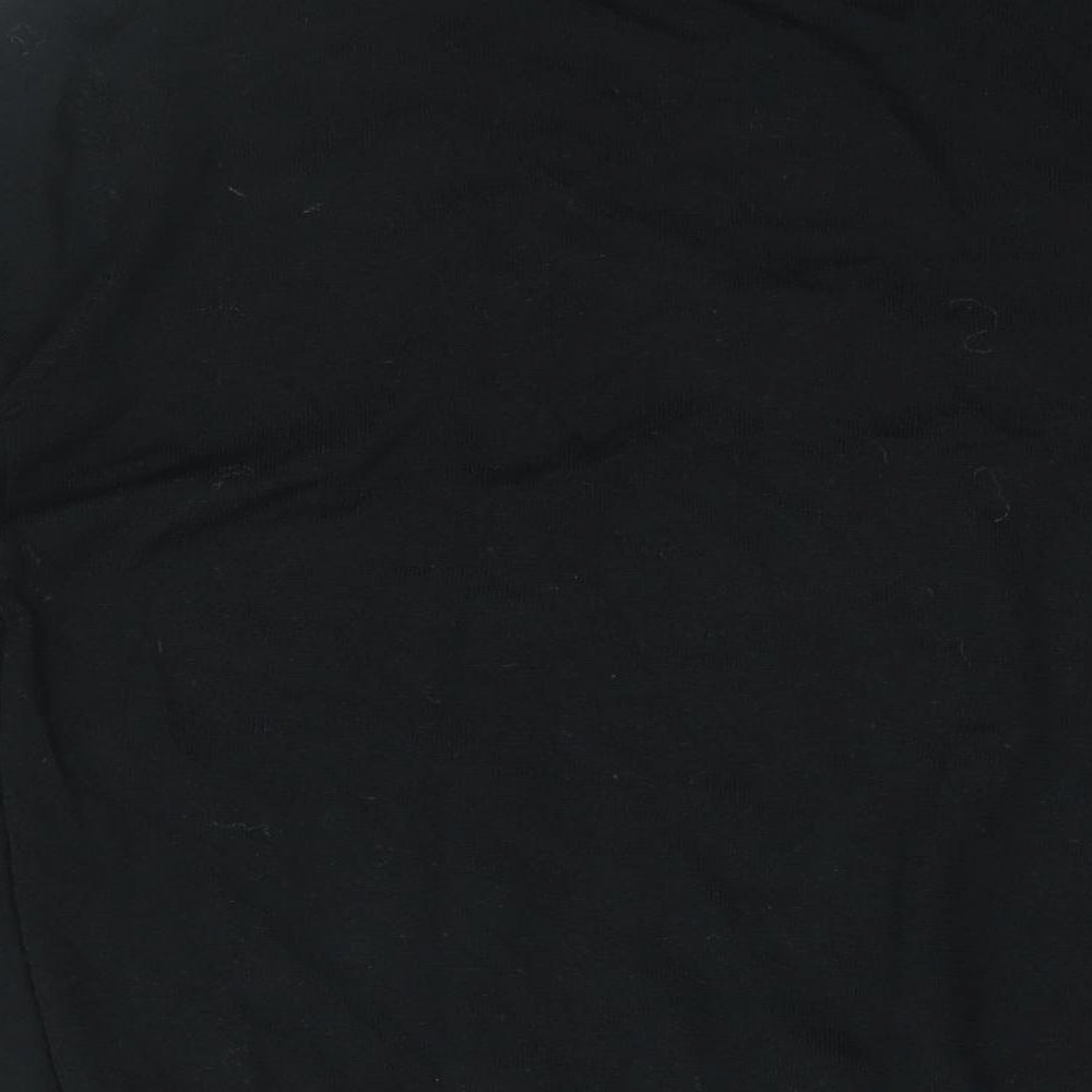 Marks and Spencer Womens Black V-Neck Wool Pullover Jumper Size L