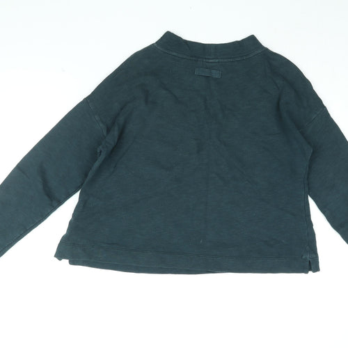 Toast Womens Green Cotton Pullover Sweatshirt Size XS Pullover
