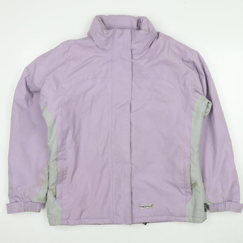 Trespass Womens Purple Jacket Size L Zip