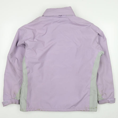 Trespass Womens Purple Jacket Size L Zip