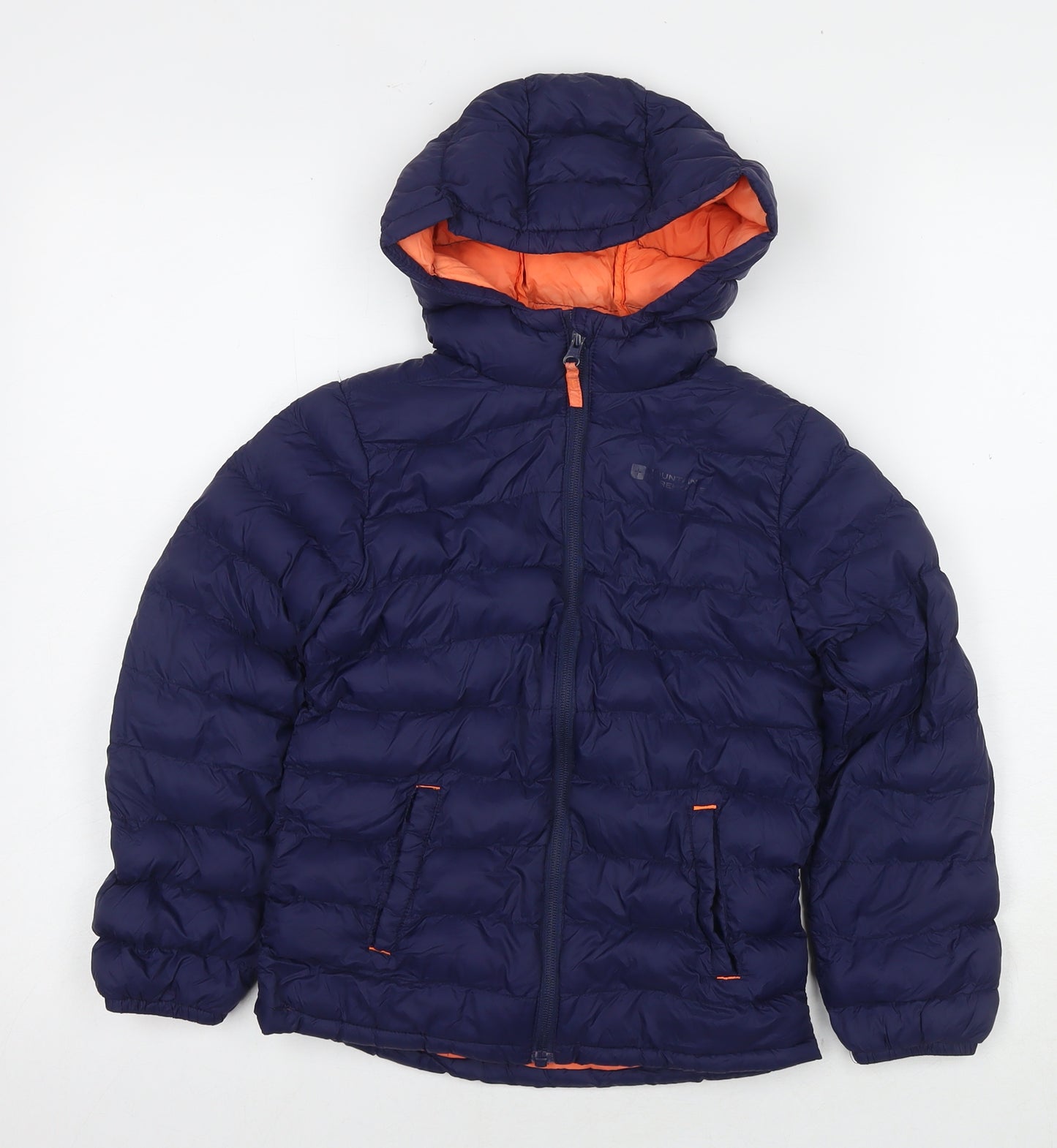 Mountain Warehouse Boys Blue Jacket Size 7-8 Years Zip