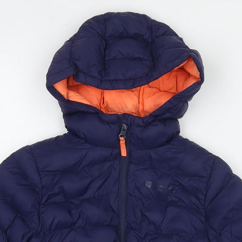 Mountain Warehouse Boys Blue Jacket Size 7-8 Years Zip