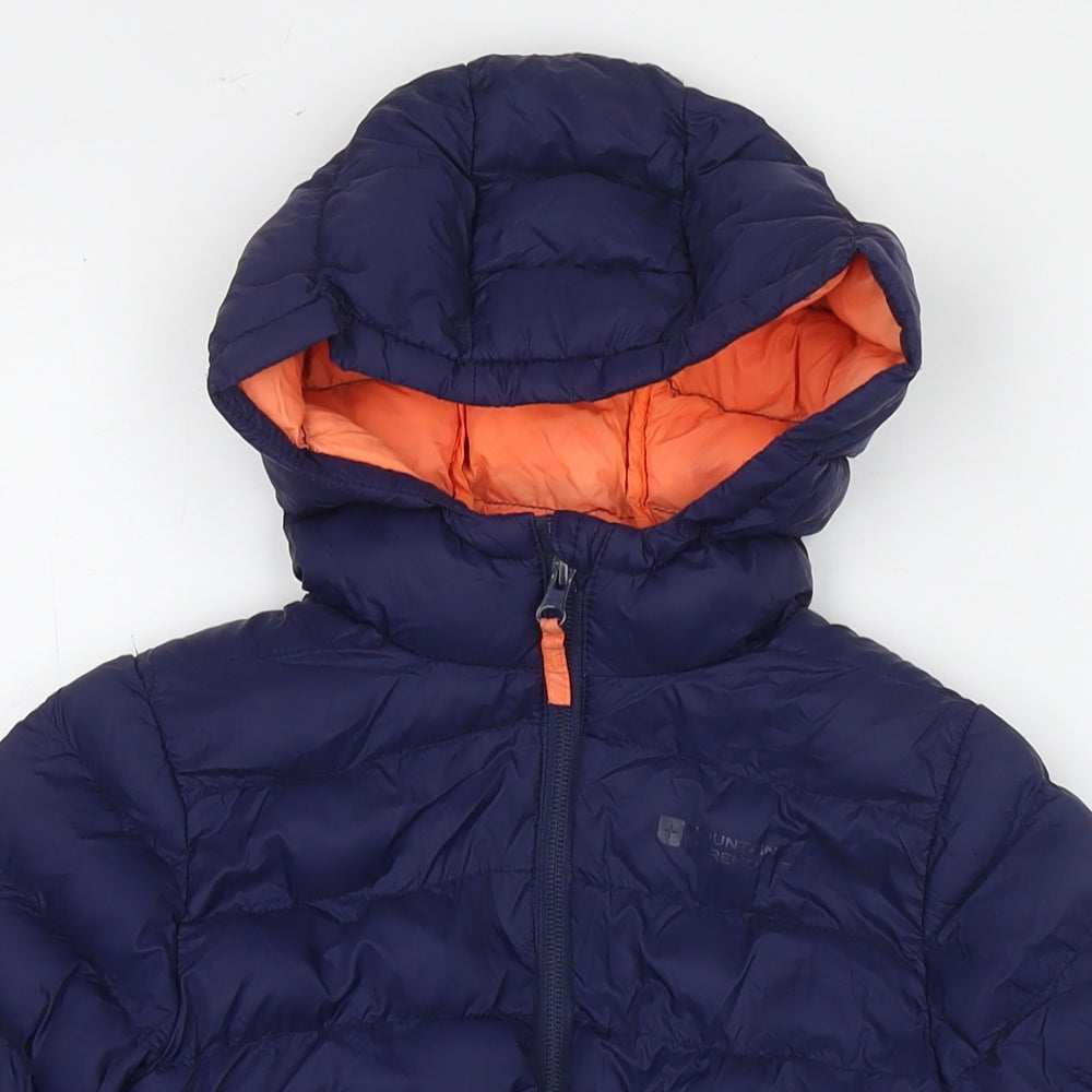 Mountain Warehouse Boys Blue Jacket Size 7-8 Years Zip