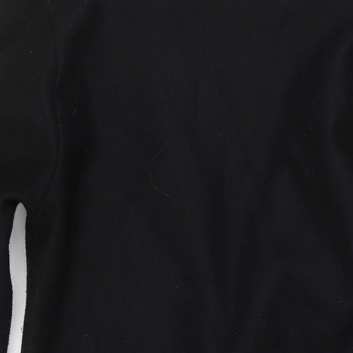 Quiz Womens Black Overcoat Coat Size 8