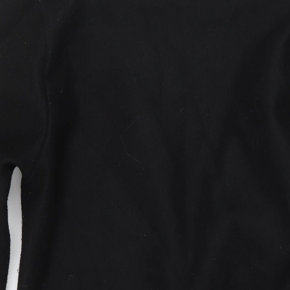 Quiz Womens Black Overcoat Coat Size 8