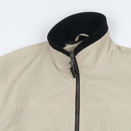 Pringle Mens Beige Bomber Jacket Jacket Size L Zip