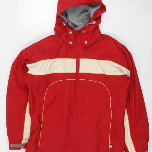 Trespass Womens Red Ski Jacket Jacket Size 12 Zip