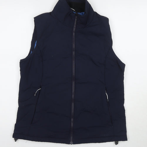 Rohan Womens Blue Gilet Waistcoat Size M Zip