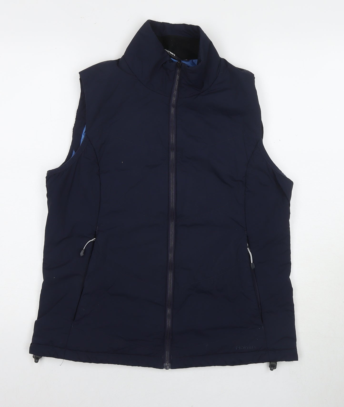 Rohan Womens Blue Gilet Waistcoat Size M Zip