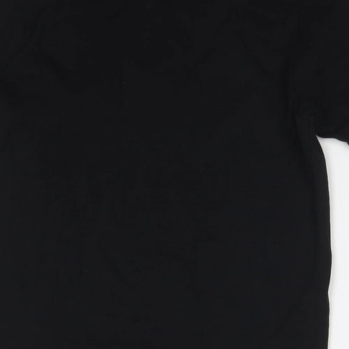 Umbro Mens Black Cotton Polo Size S Collared Pullover - Logo S.C.F.C