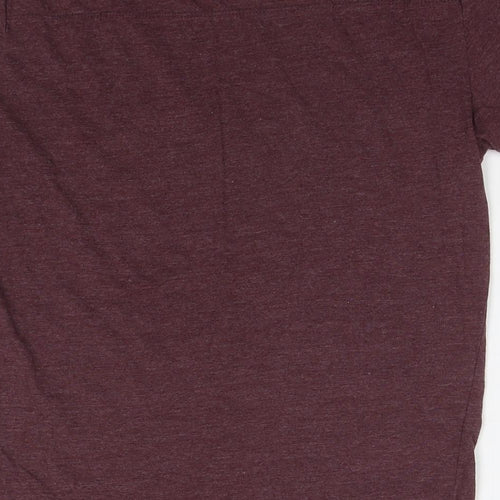 French Connection Mens Brown Cotton T-Shirt Size S Round Neck