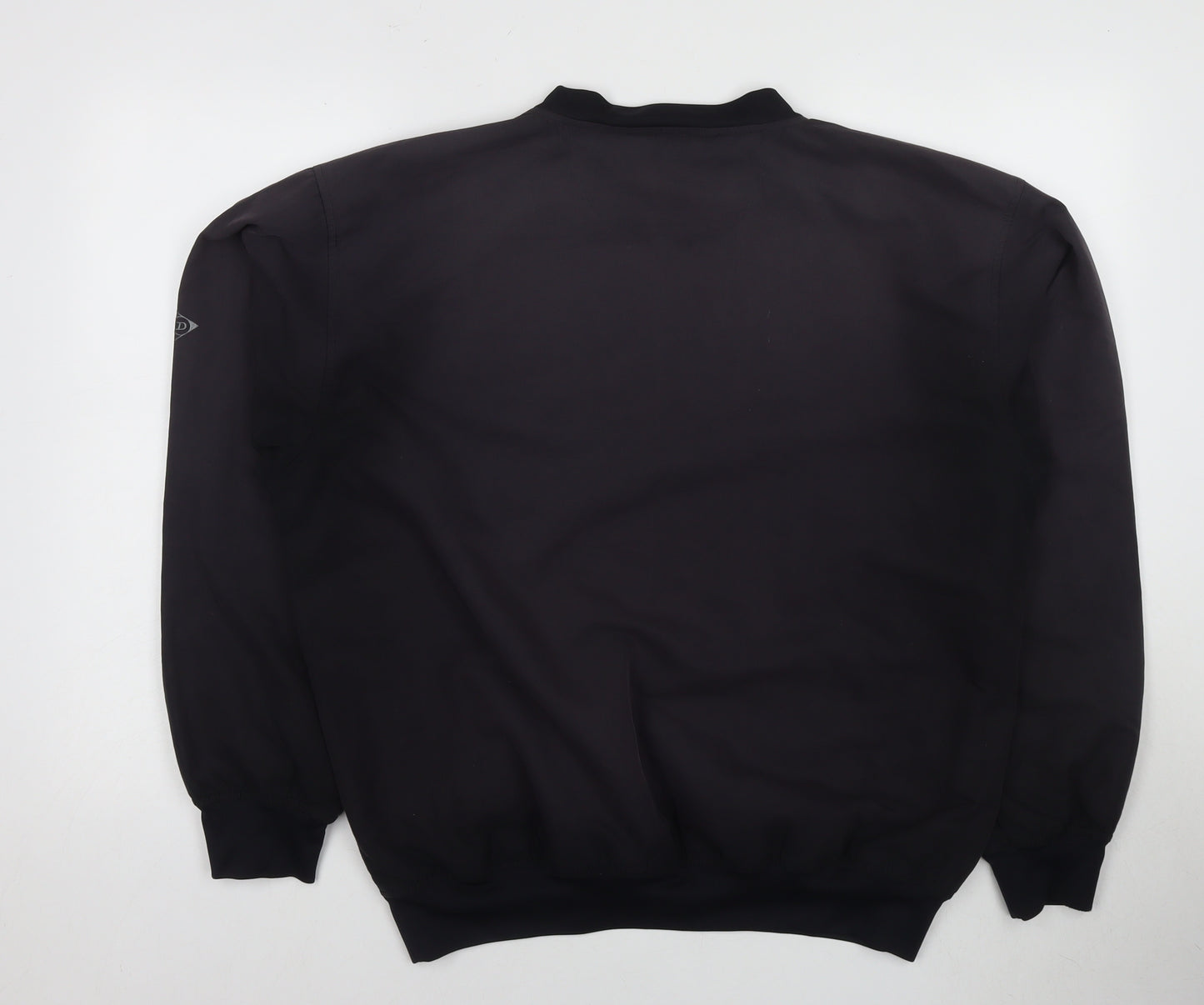 Dunlop Mens Black Polyester Pullover Sweatshirt Size L