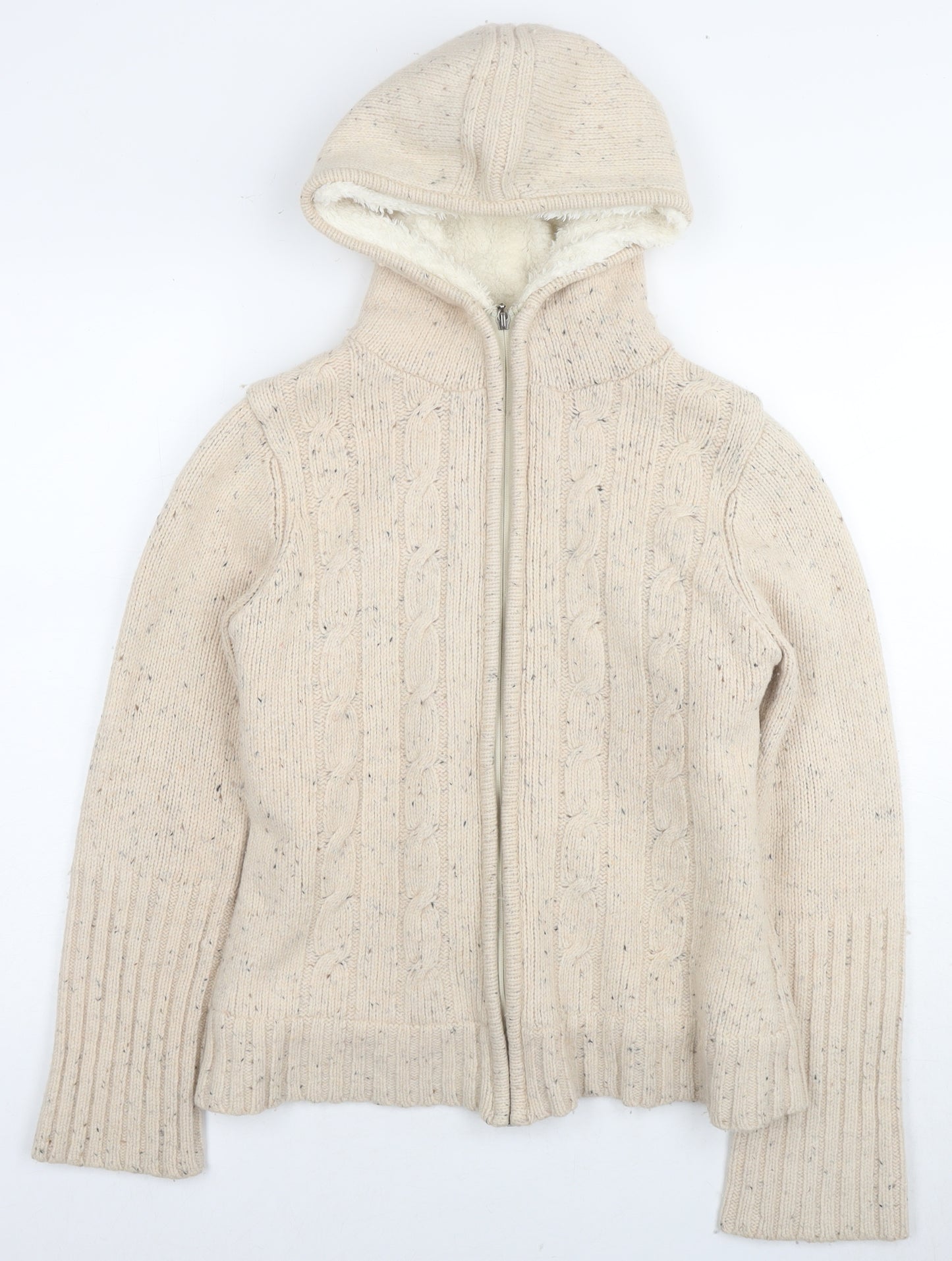 Peter Storm Womens Ivory Jacket Size 12 Zip