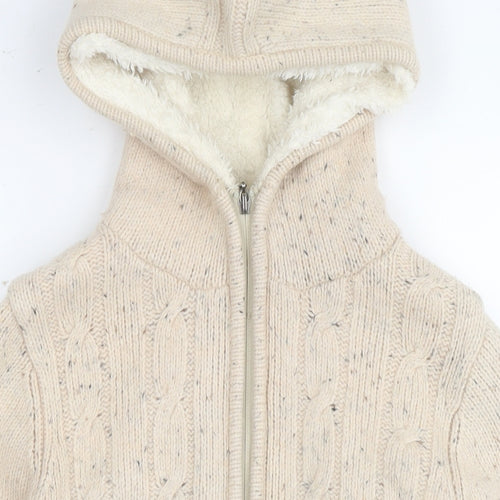 Peter Storm Womens Ivory Jacket Size 12 Zip