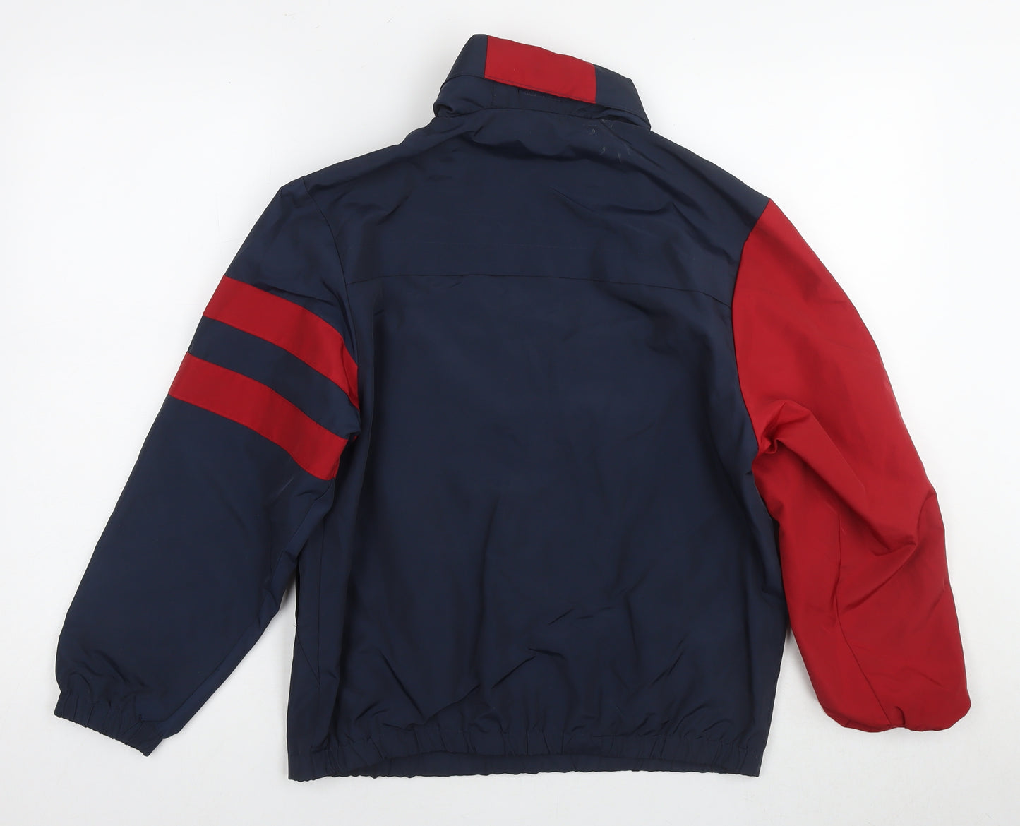 Arsenal Boys Blue Colourblock Anorak Jacket Size 12-13 Years Zip - Logo