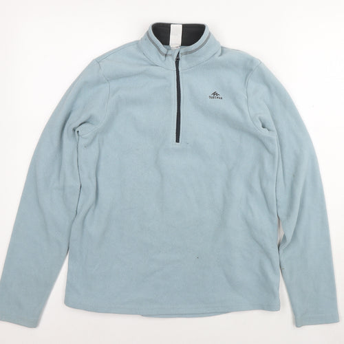 Quechua Boys Blue Polyester Pullover Sweatshirt Size 14-15 Years Pullover