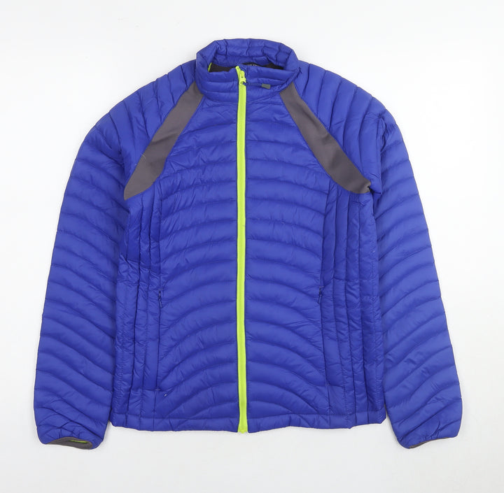 Lands' End Womens Blue Jacket Size XS Zip