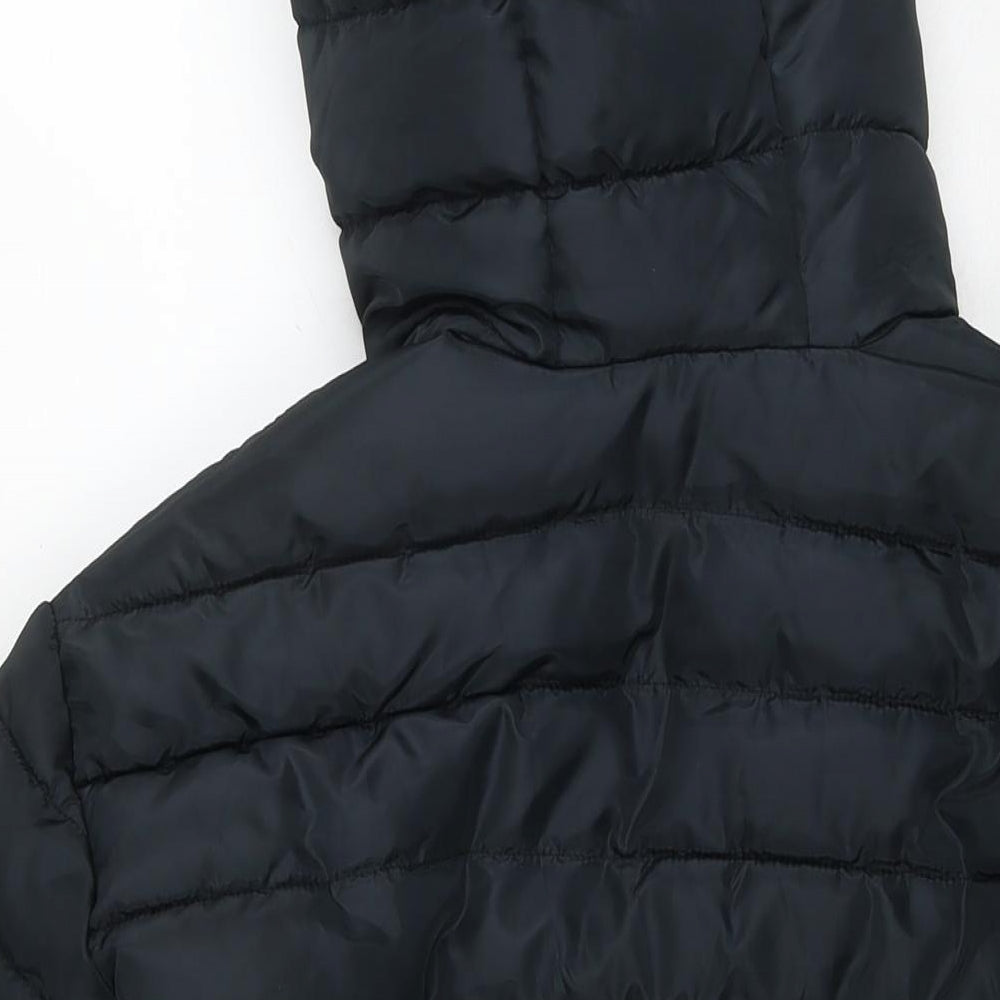 JACK & JONES Mens Black Jacket Size XL Zip