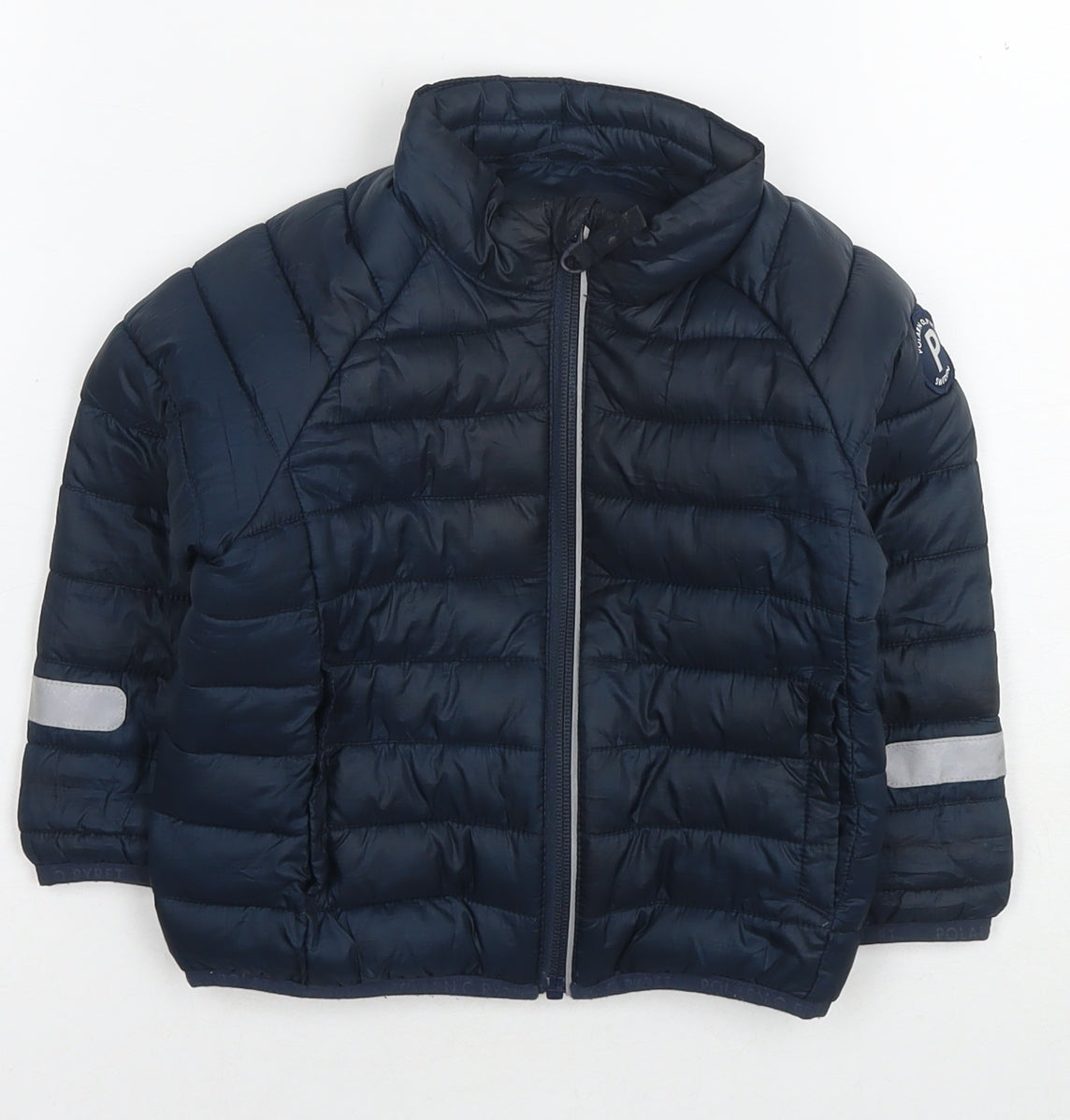 Polarn O. Pyret Boys Blue Jacket Size 18-24 Months Zip