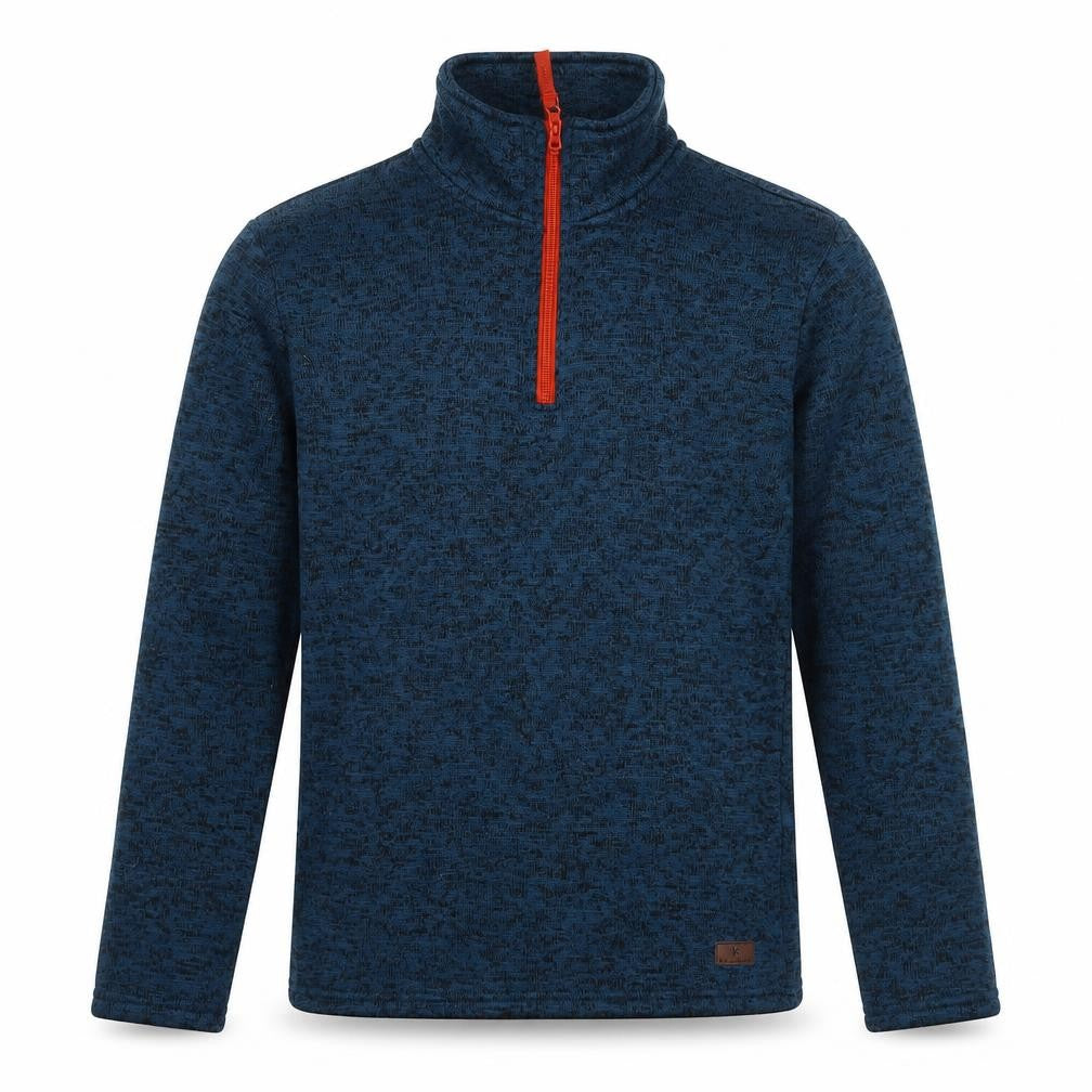 Front view of Hi Gear boys’ blue polyester pullover sweatshirt, size 11-12, years pullover