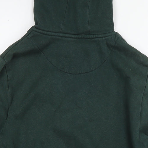 Coca-Cola Womens Green Cotton Pullover Hoodie Size S Pullover - Logo