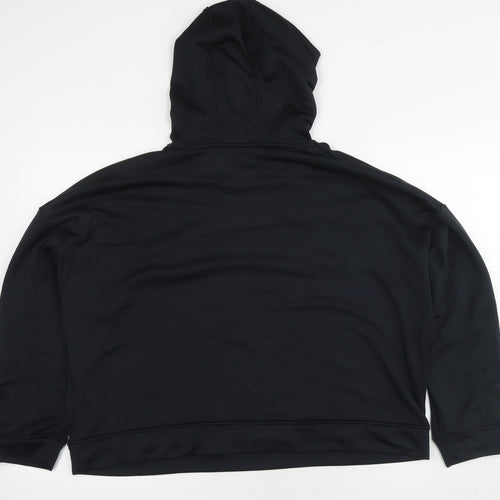 Under armour Womens Black Polyester Pullover Hoodie Size XL Pullover - Logo