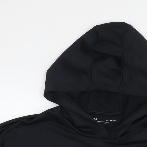 Under armour Womens Black Polyester Pullover Hoodie Size XL Pullover - Logo