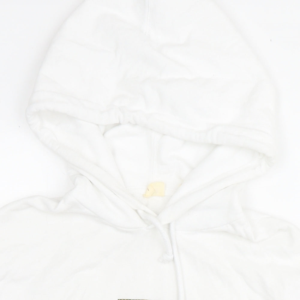 Levi's Womens White Cotton Pullover Hoodie Size S Pullover - Logo