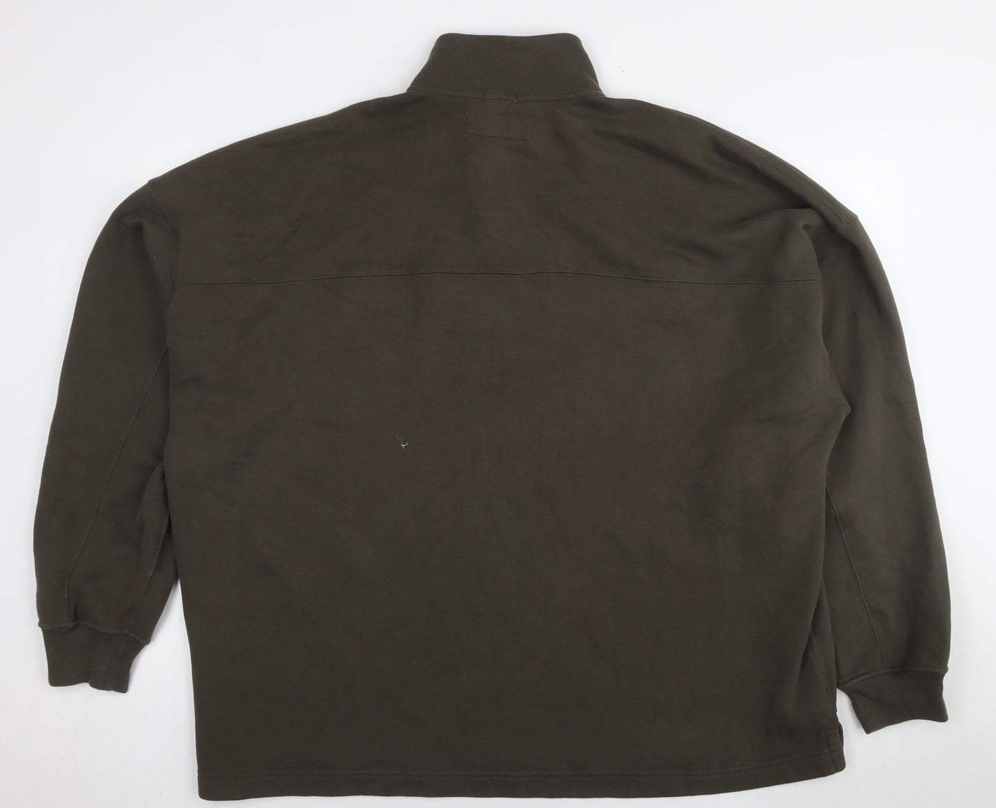 Abercrombie & Fitch Mens Brown Cotton Pullover Sweatshirt Size 2XL