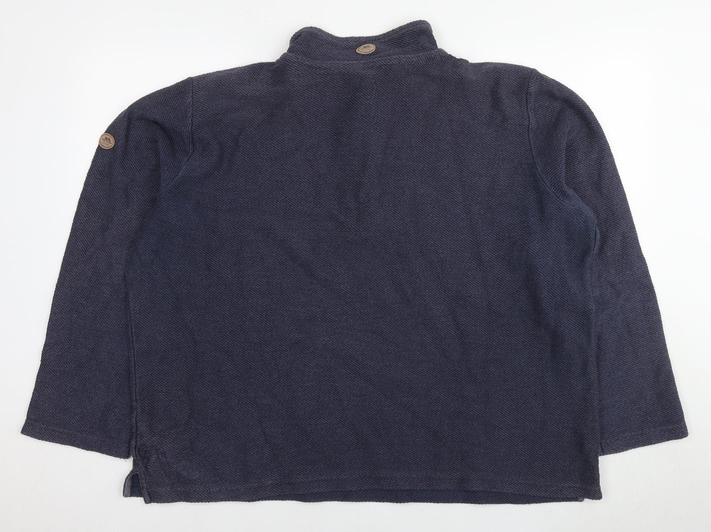 Trespass Mens Blue Cotton Pullover Hoodie Size 2XL